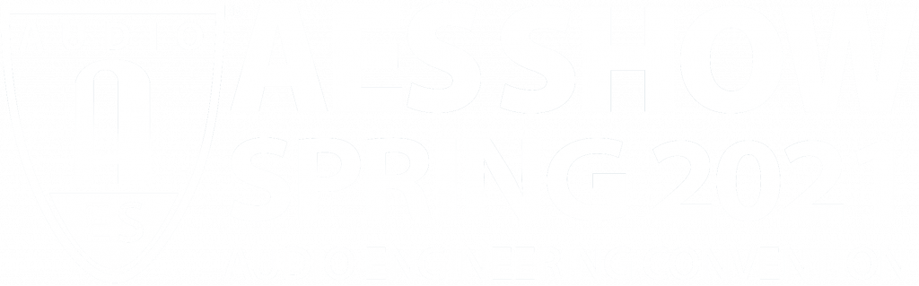 AES SHOW Spring logo white
